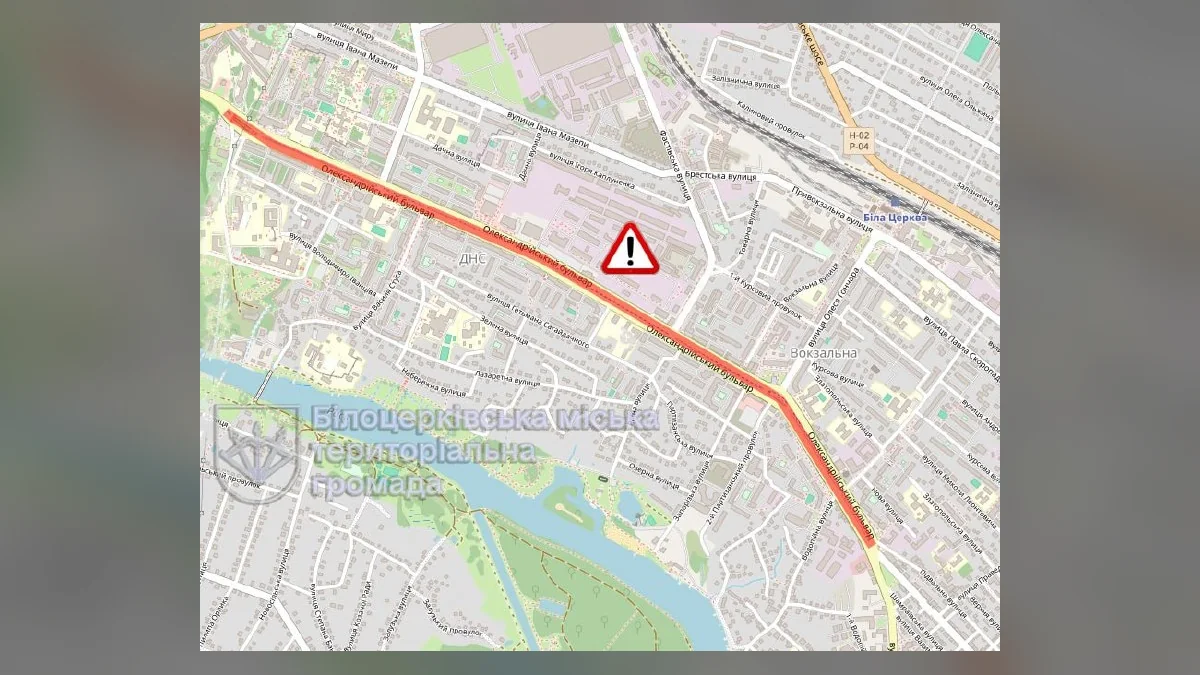 У Білій Церкві 4 жовтня перекриють рух транспорту: як курсуватимуть автобуси і тролейбуси